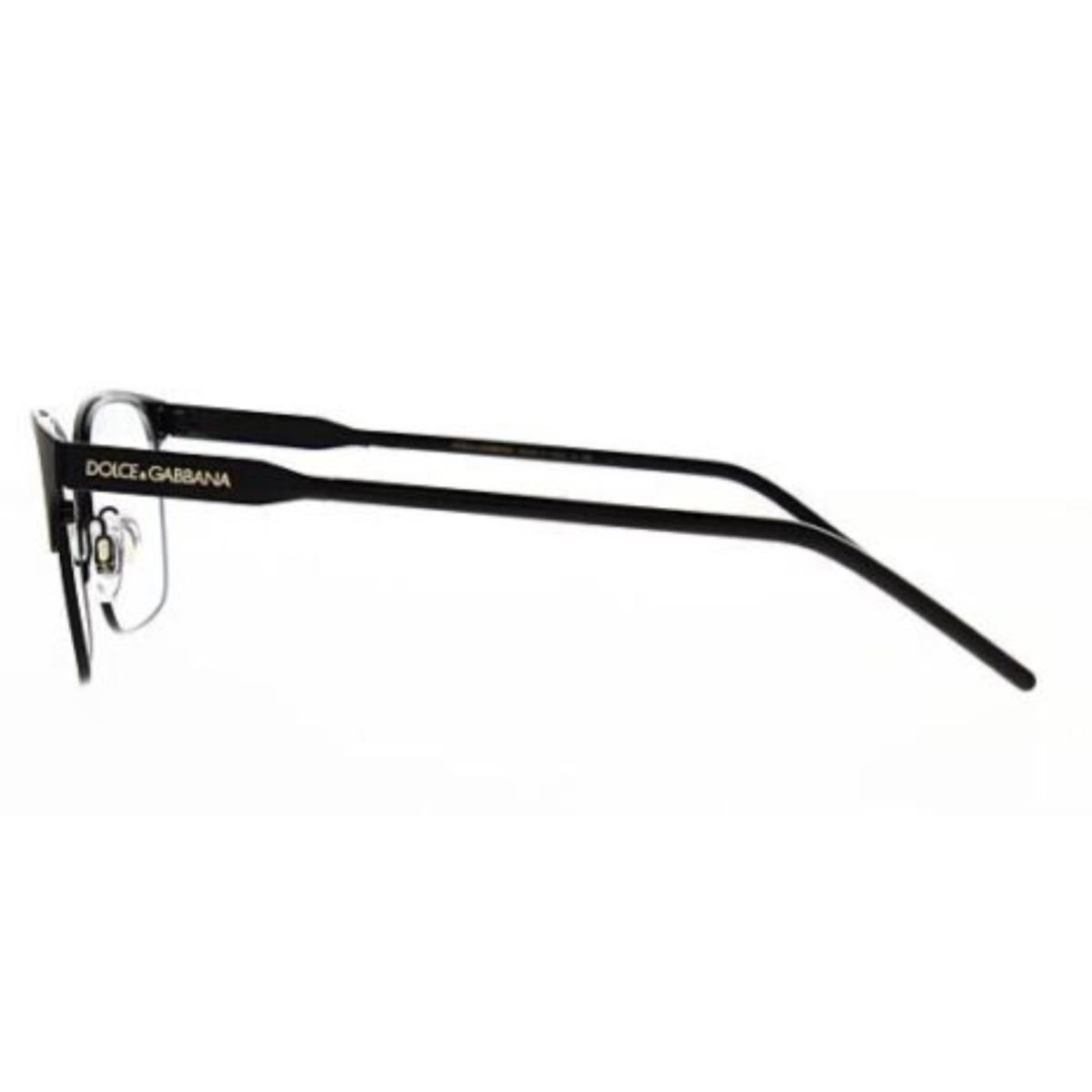 Dolce Gabbana Eyeglasses DG 1330 1345 54-19 150 Matte Black Gold Frames