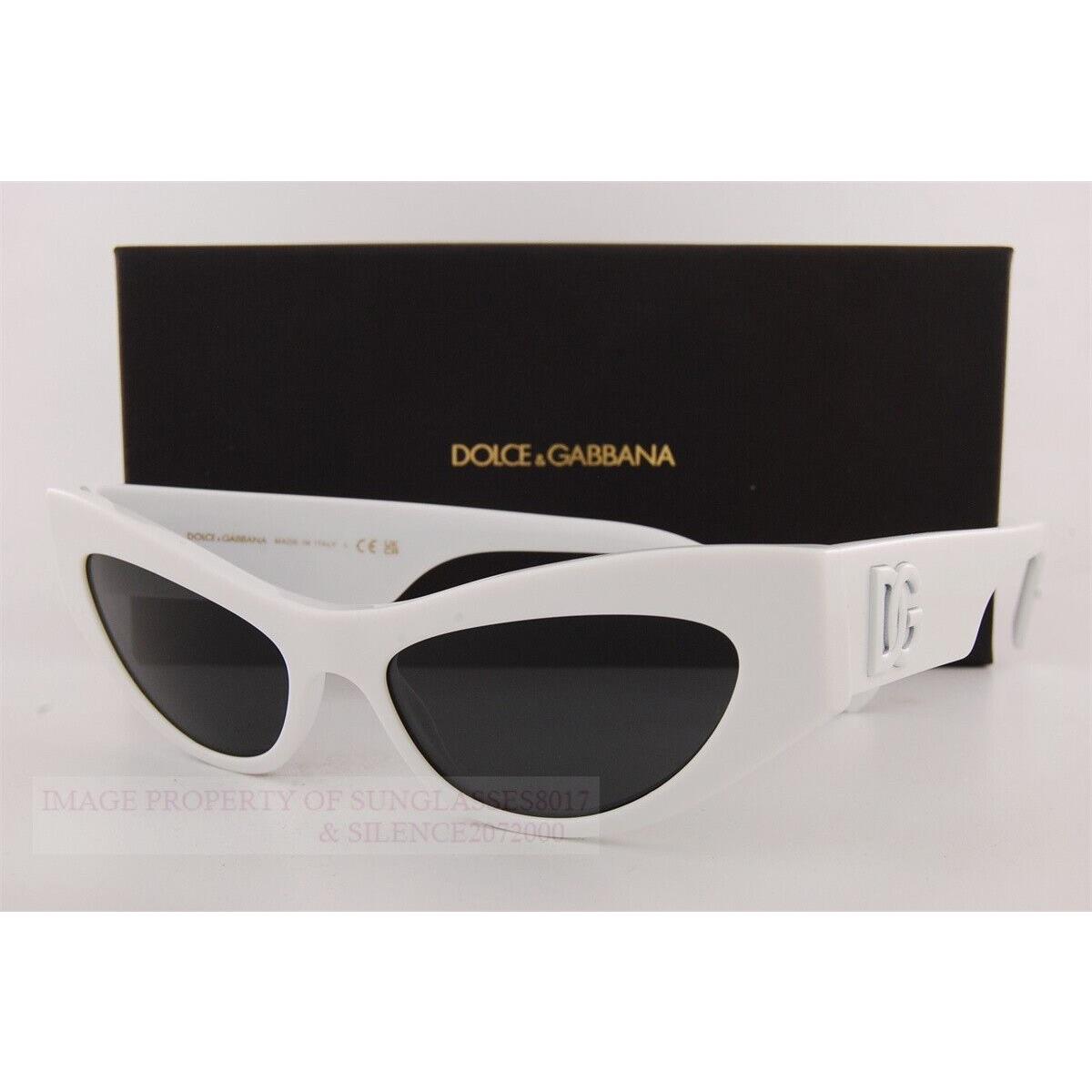 Dolce Gabbana Sunglasses DG 4450 3312/87 White/dark Gray Women