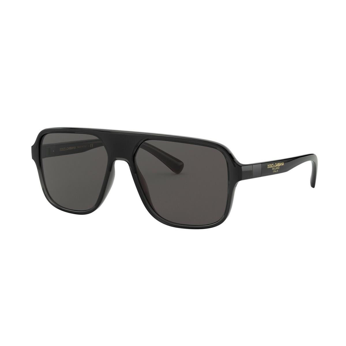 Dolce Gabbana Step Injection DG 6134 Black/grey 3257/87 Sunglasses