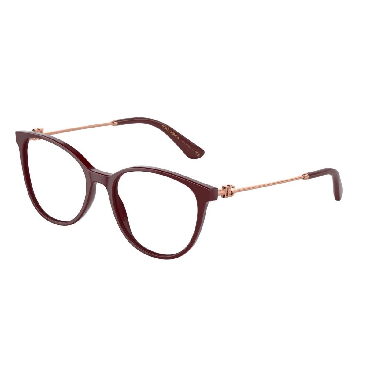 Dolce Gabbana DG 3363 Burgundy 3091 Eyeglasses