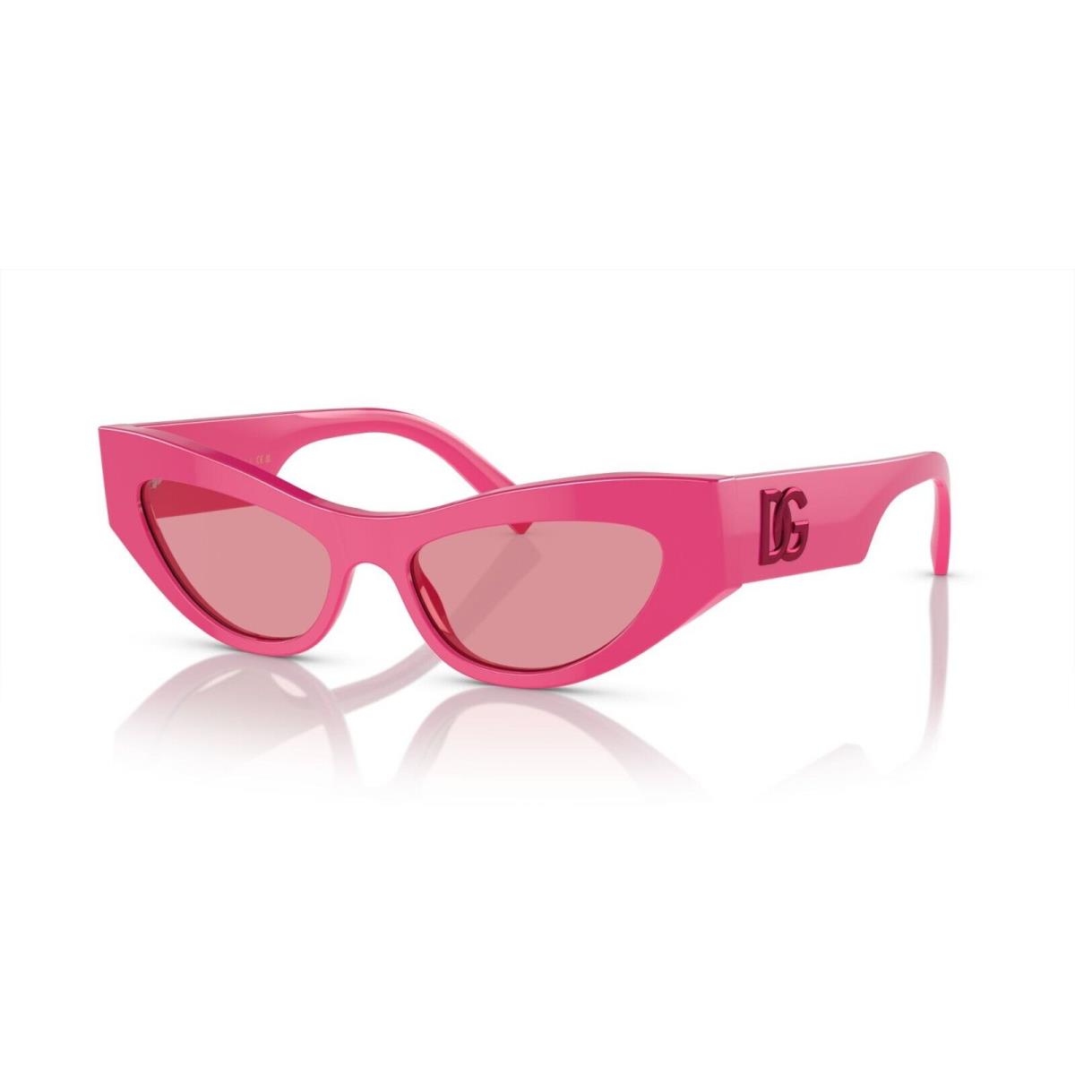 Dolce Gabbana DG 4450 Fuchsia/pink Silver Mirrored 3262/30 Sunglasses