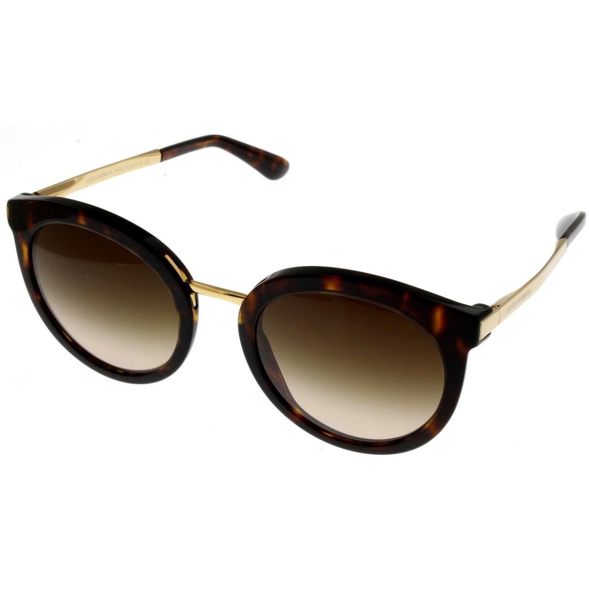 Dolce Gabbana Sunglasses Women Cat Eye Brown DG4268 502 13