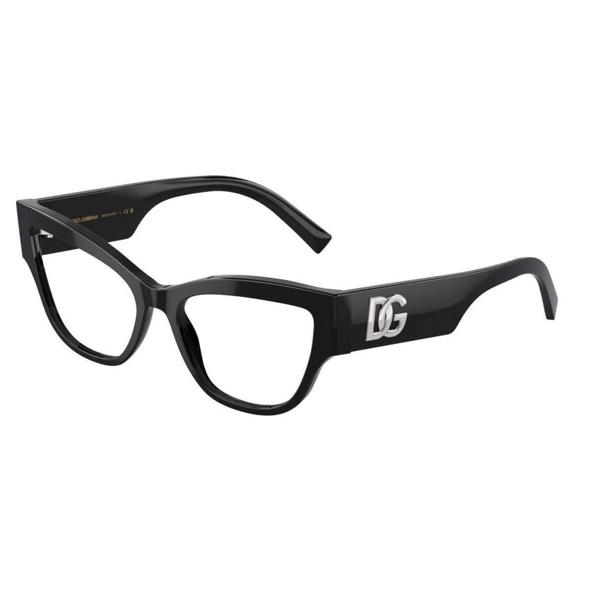 Dolce Gabbana DG 3378 Black 501 Eyeglasses