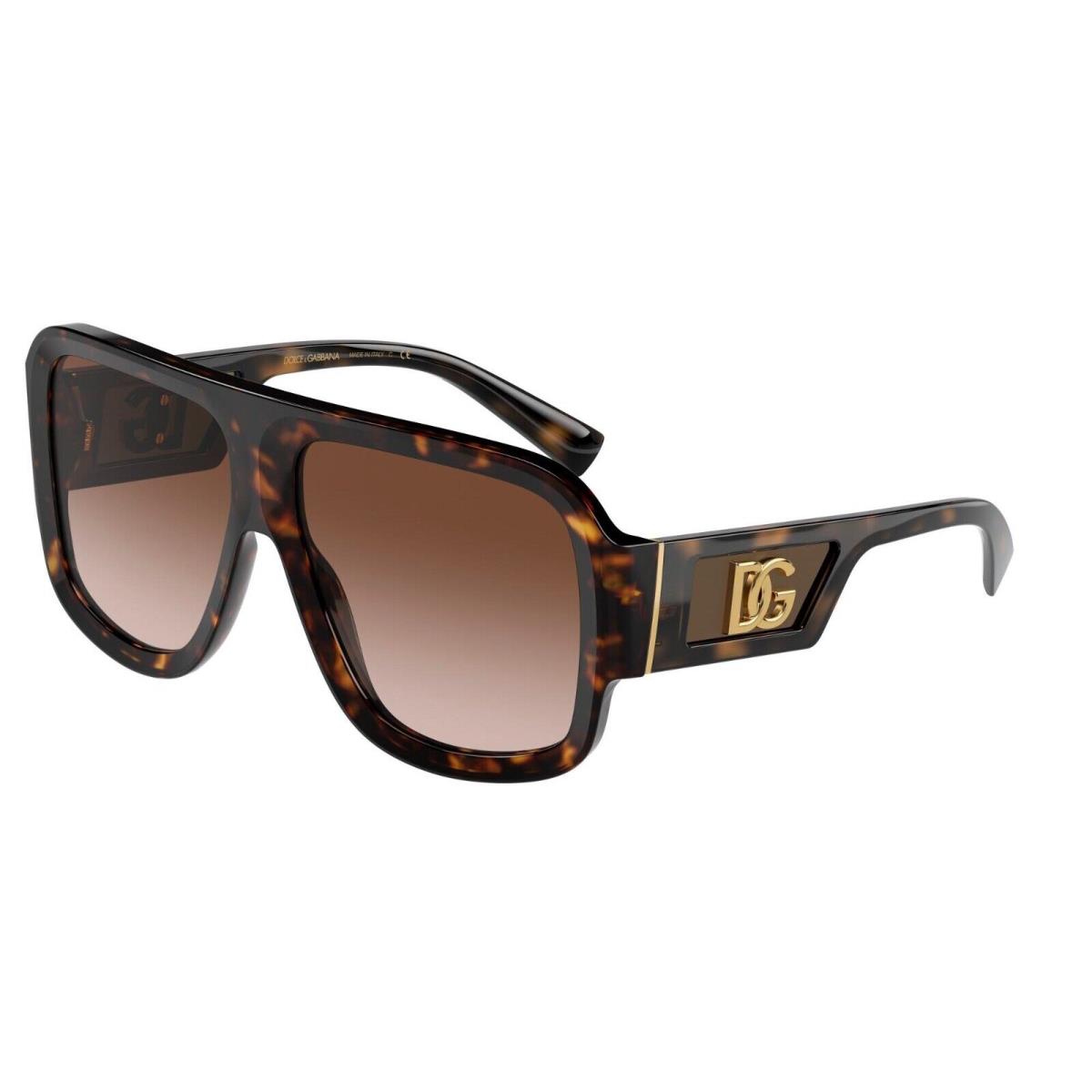 Dolce Gabbana DG 4401 Havana/brown Shaded 502/13 Sunglasses