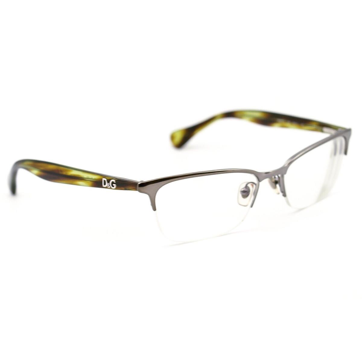 Dolce Gabbana DD 5113 1139 Matte Gunmetal Cat Eye Eyeglasses Frame 52-17-135