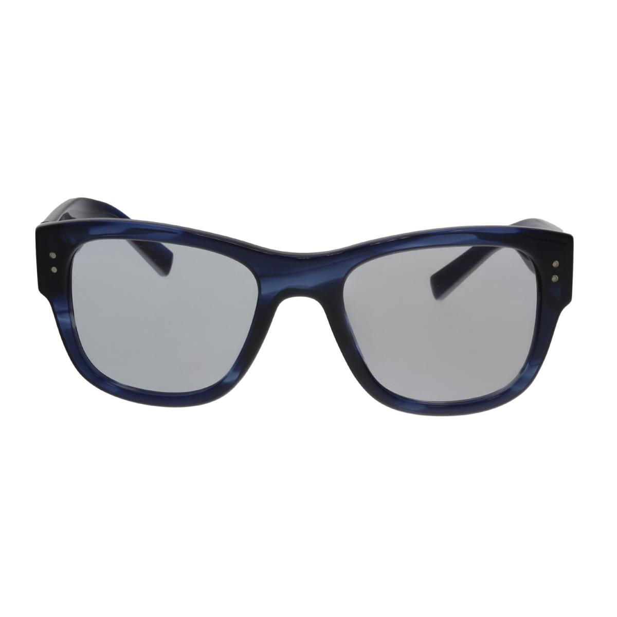 Dolce Gabbana DG4338 3065M3 Midnight Blue Square Sunglasses