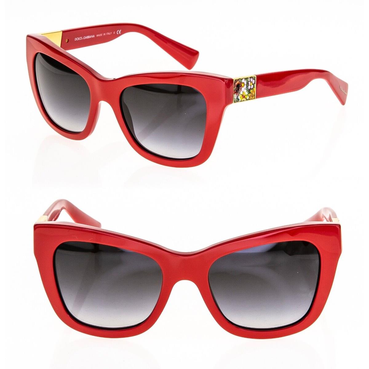 Dolce Gabbana Mosaico Floral Murano Mosaic Red Dg4214 4214 Sunglasses Limited