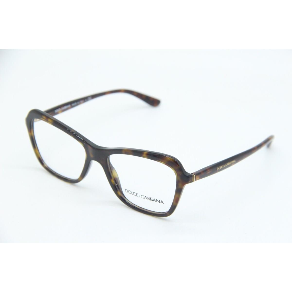 Dolce Gabbana DG 3263 502 Havana Eyeglasses 52-16