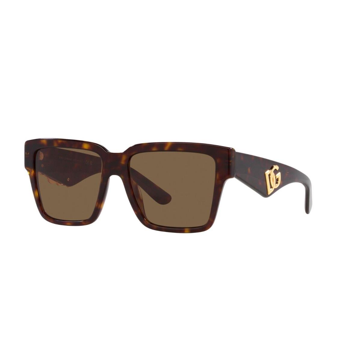 Dolce Gabbana DG 4436 Dark Havana/brown 502/73 Sunglasses