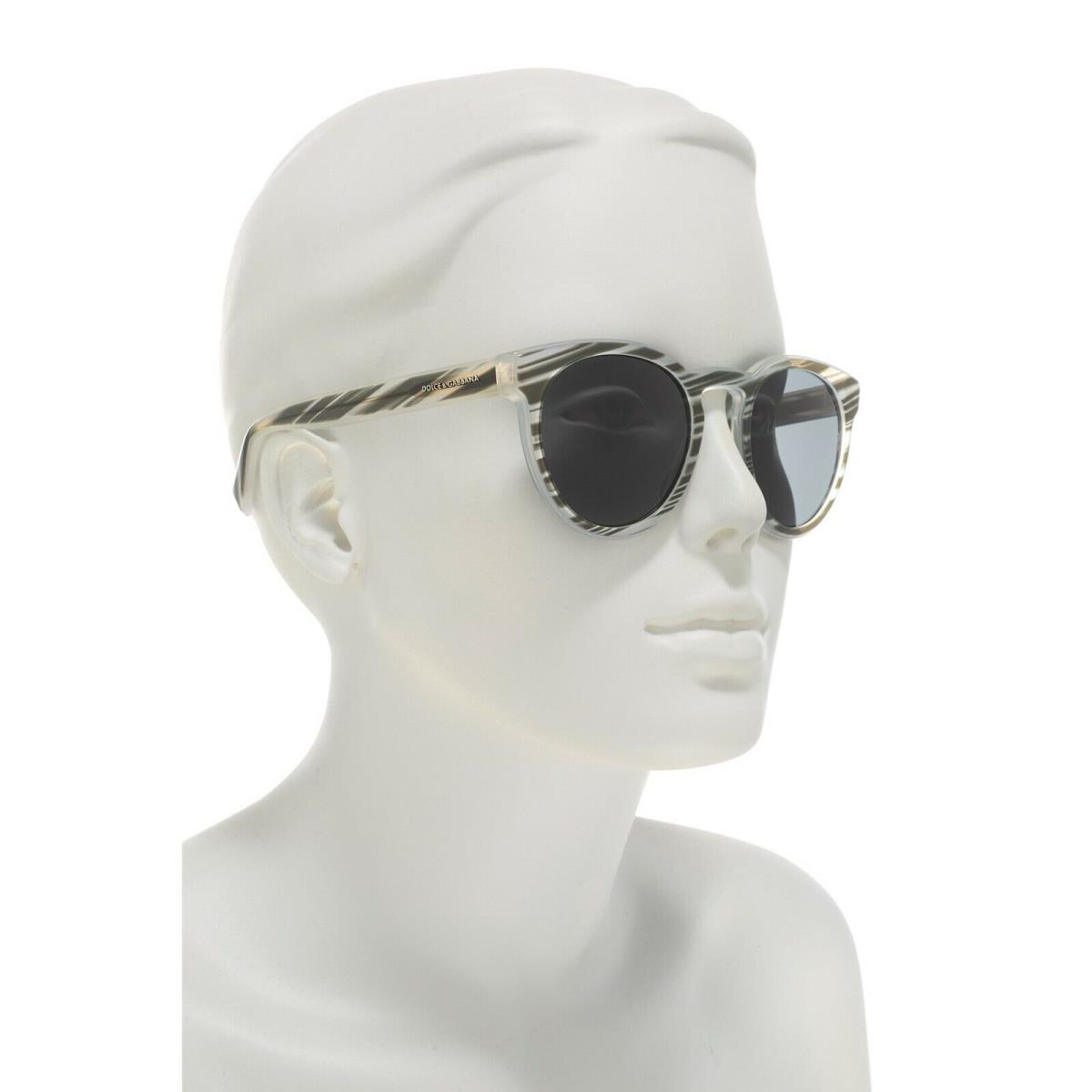 Dolce Gabbana Black 51mm Stripe Sunglasses Guaranteed