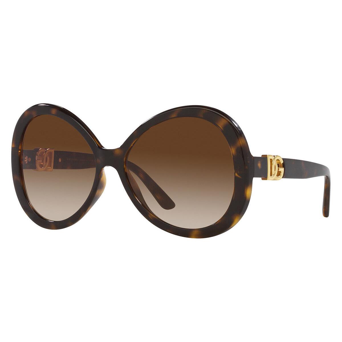 Dolce Gabbana Women`s 60mm Havana Sunglasses DG6194U-502-13-60