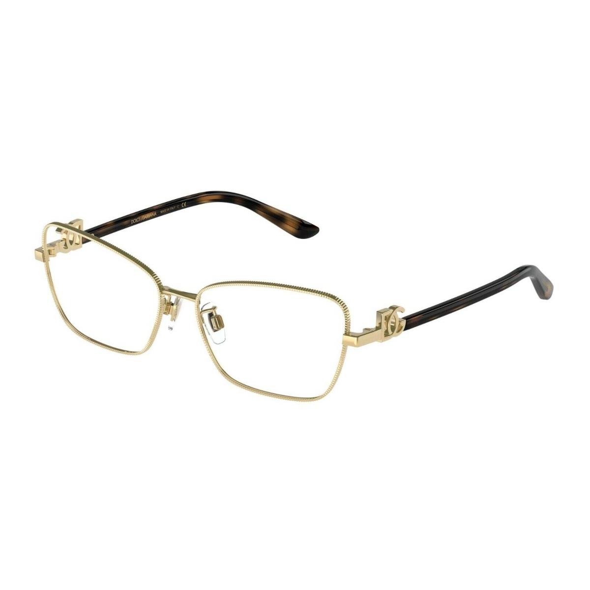 Dolce Gabbana DG 1338 Gold Havana 1354 Eyeglasses