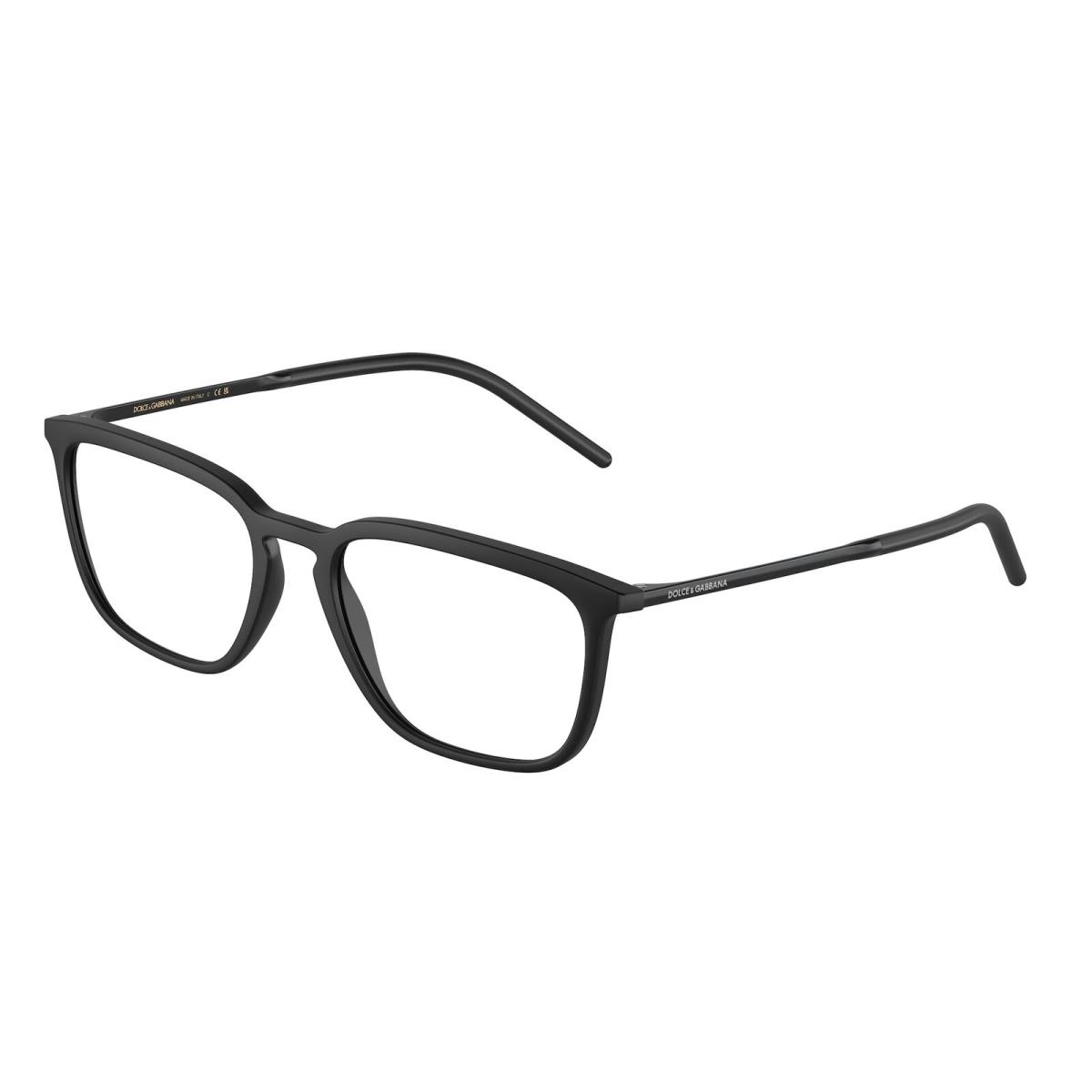 Dolce E Gabbana DG5098 2525 Matte Black Demo Lens 54 mm Men`s Eyeglasses