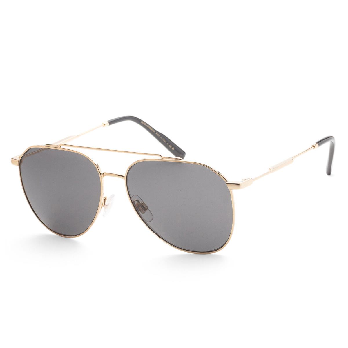 Dolce Gabbana Men`s 58mm Gold Sunglasses DG2296-02-87-58