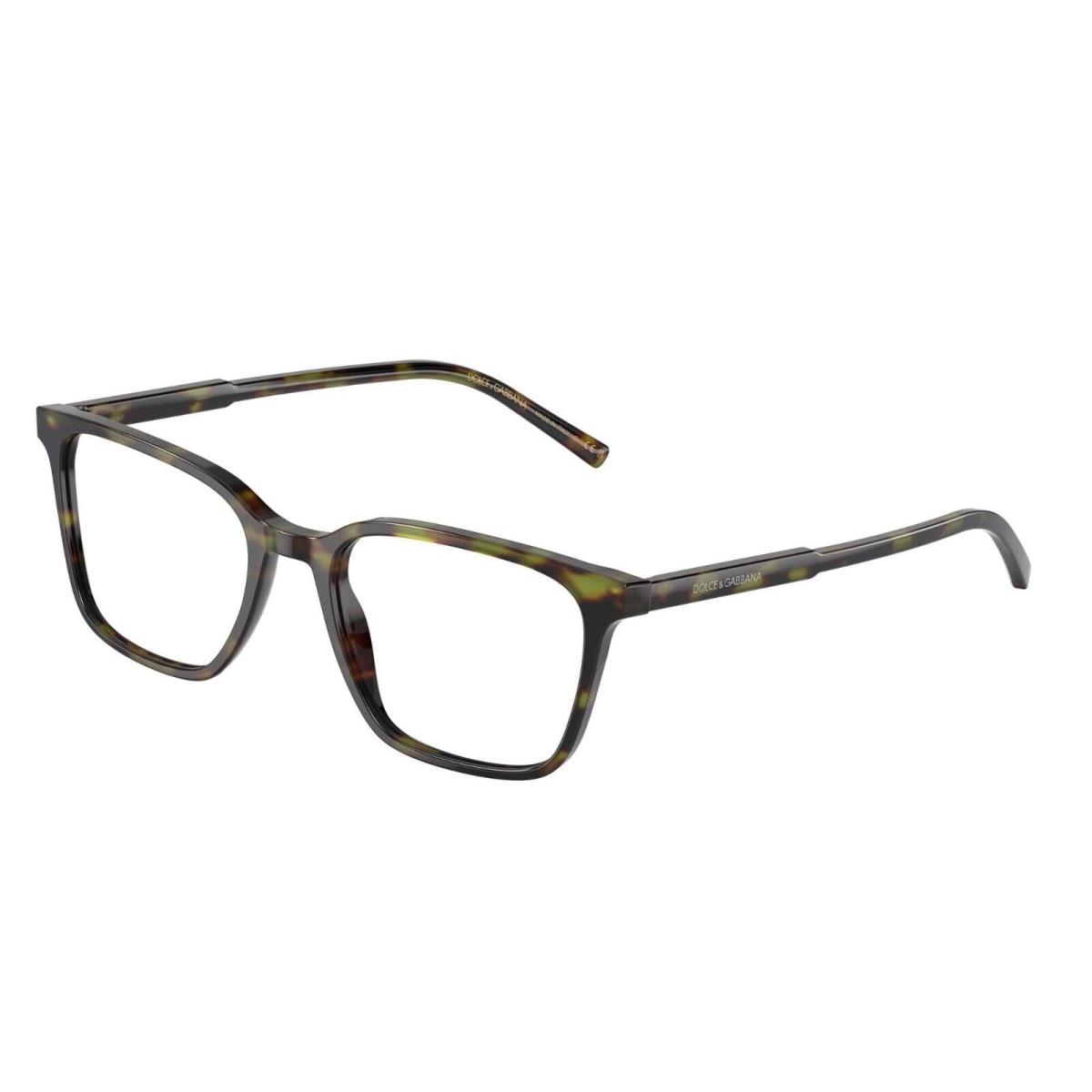 Dolce Gabbana DG 3365 Green Havana 1735 Eyeglasses