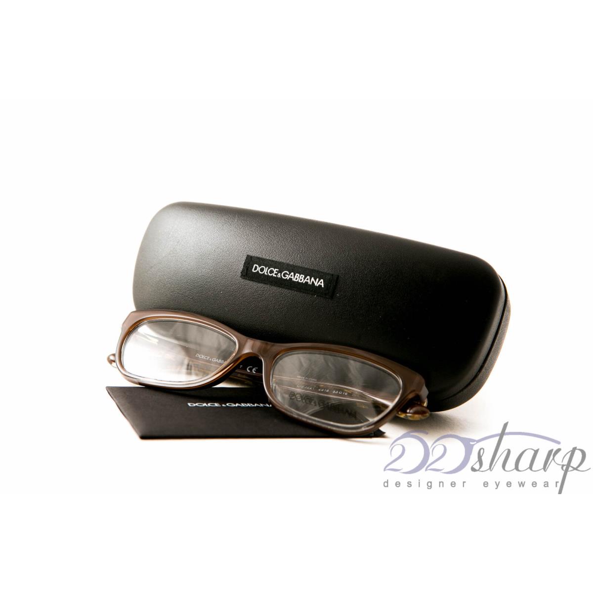 Dolce Gabbana Eyeglasses-dg 3221 2918 Crystal On Brown