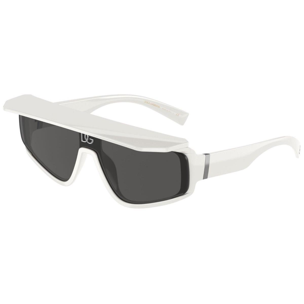 Dolce Gabbana DG 6177 White/dark Grey 3312/87 Sunglasses