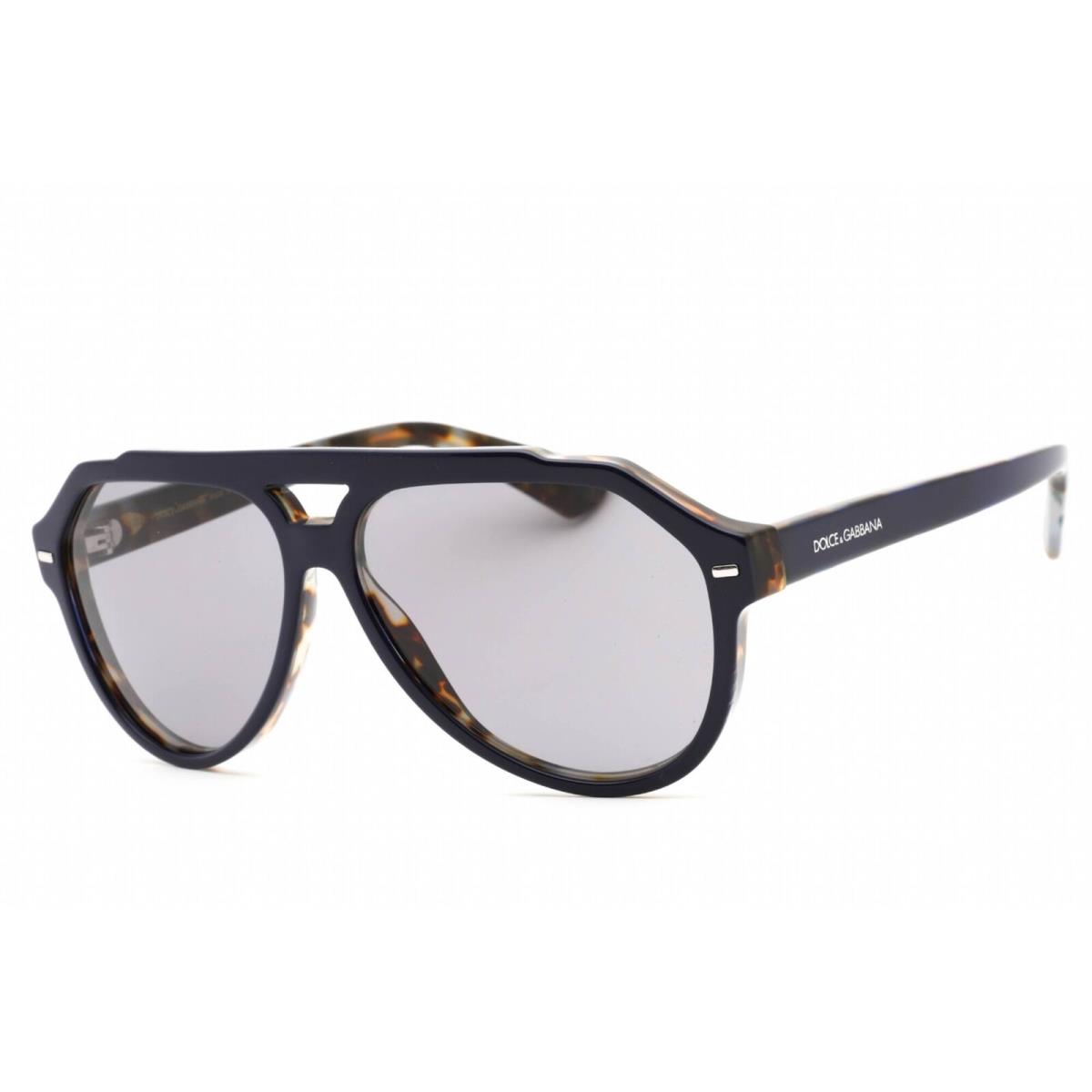 Dolce Gabbana Men`s Sunglasses Blue On Blue Havana 0DG4452 3423/1