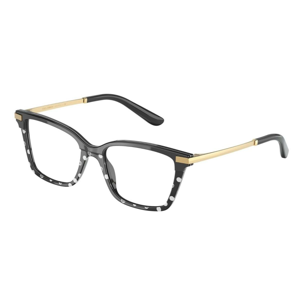 Dolce Gabbana DG 3345 Black Pois 3316 Eyeglasses