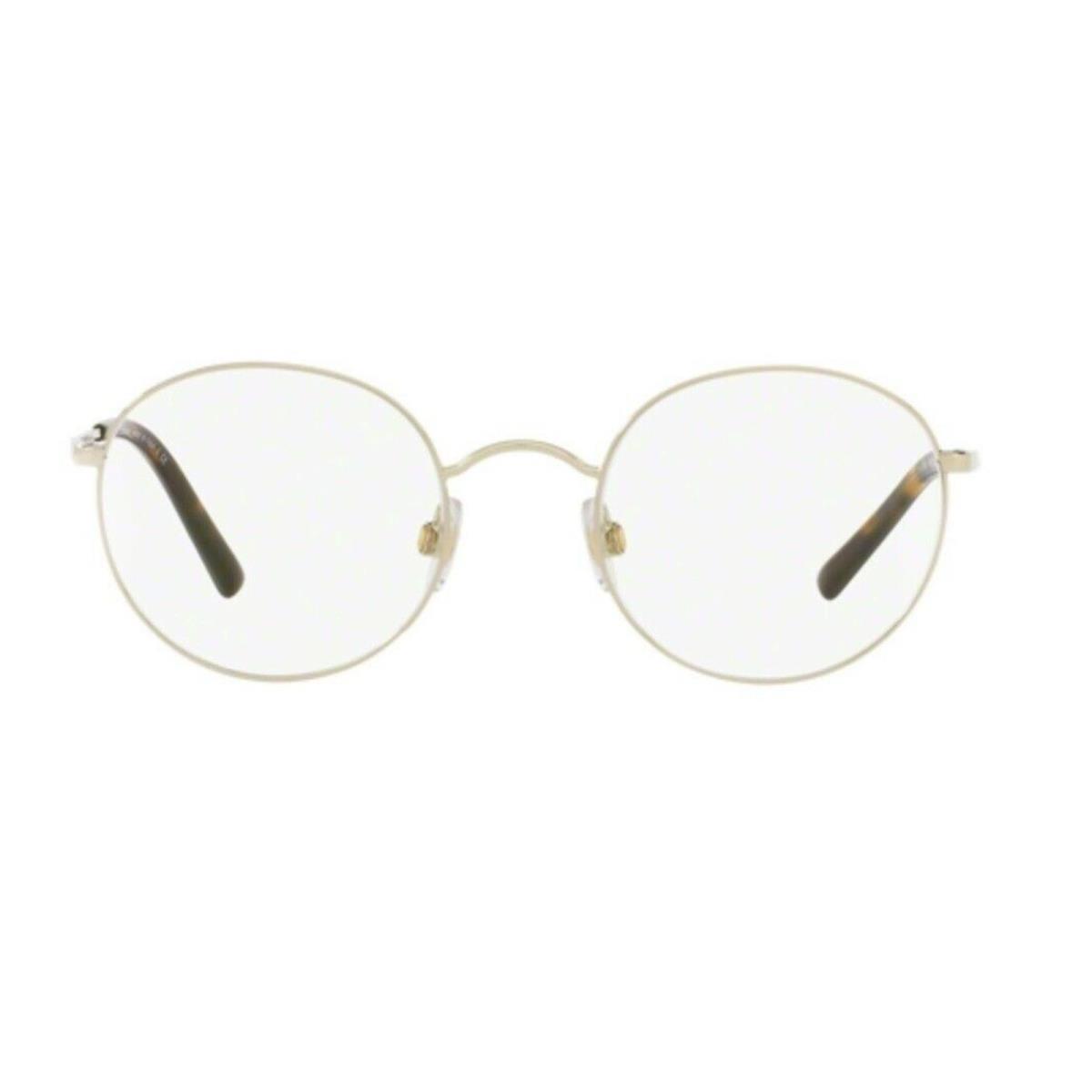 Dolce Gabbana Eyeglasses DG 1290 488 50-21 145 Gold Thin Metal Round Frames