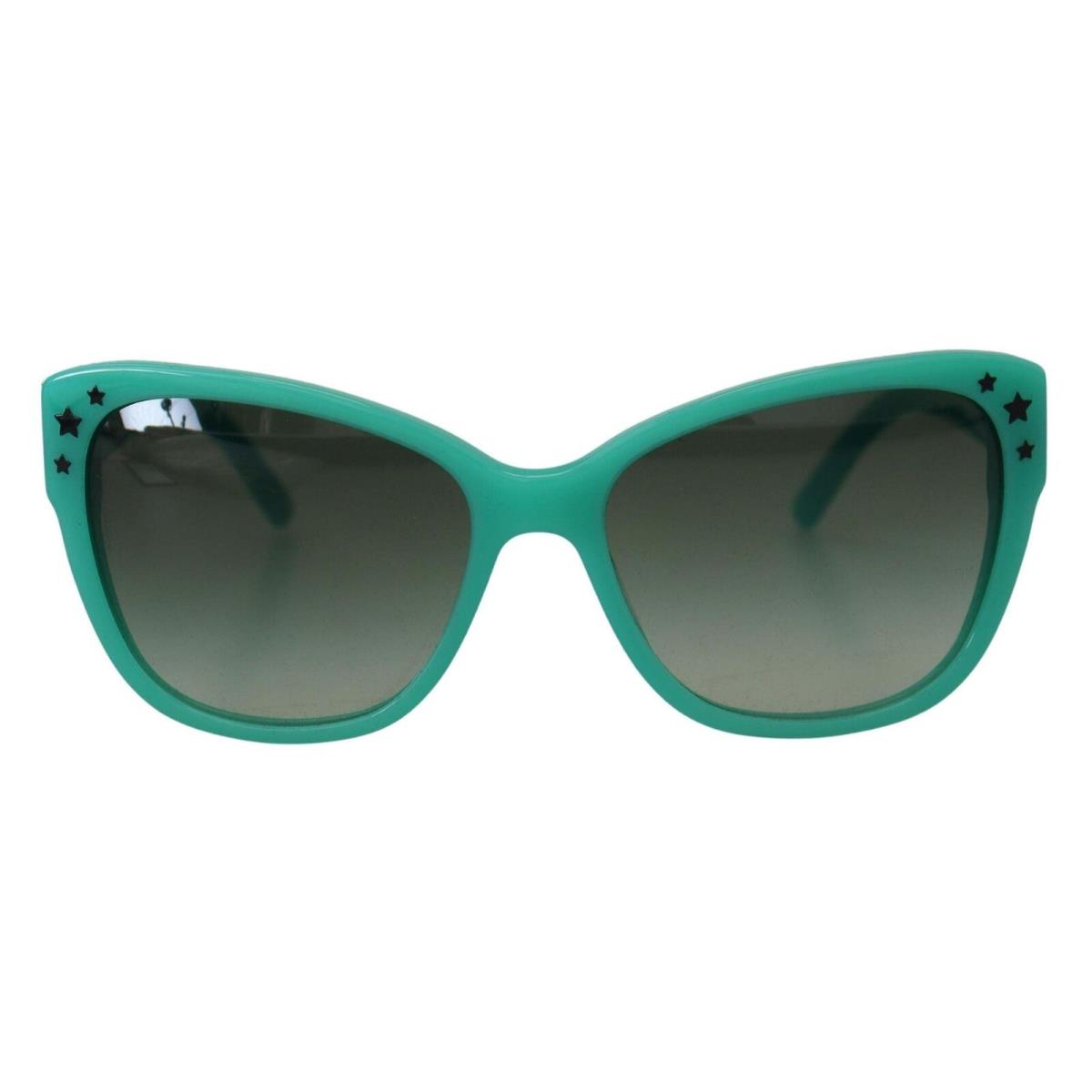 Dolce Gabbana Green Stars Acetate Square Shades DG4124 Sunglasses