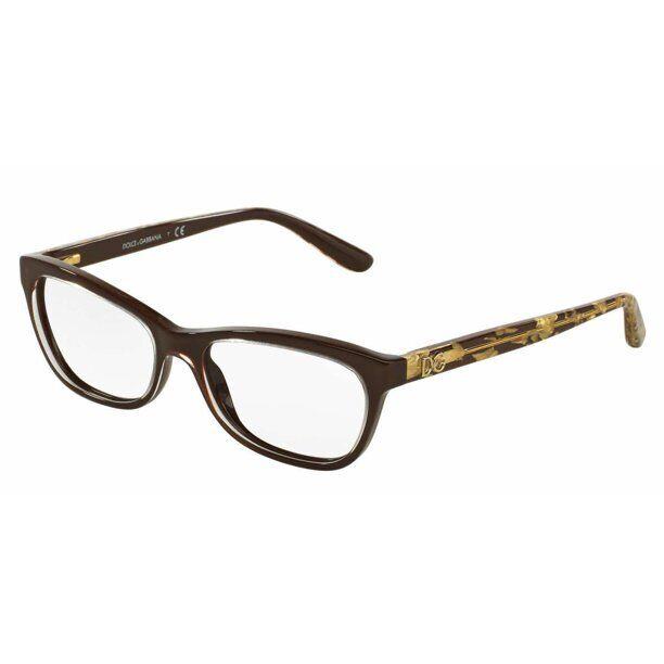 Dolce Dolce & Gabbana DG3221 2918 Gabbana DG3221 2918 Crystal On Brown Eyeglasses 51mm 16 140