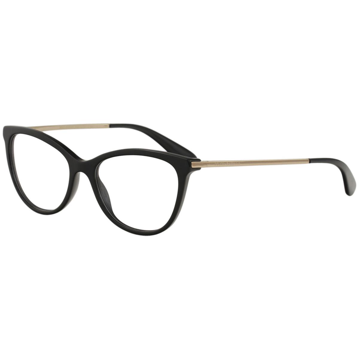 Dolce Gabbana Eyeglasses D G DG3258 DG/3258 501 Black/gold Optical Frame 54mm