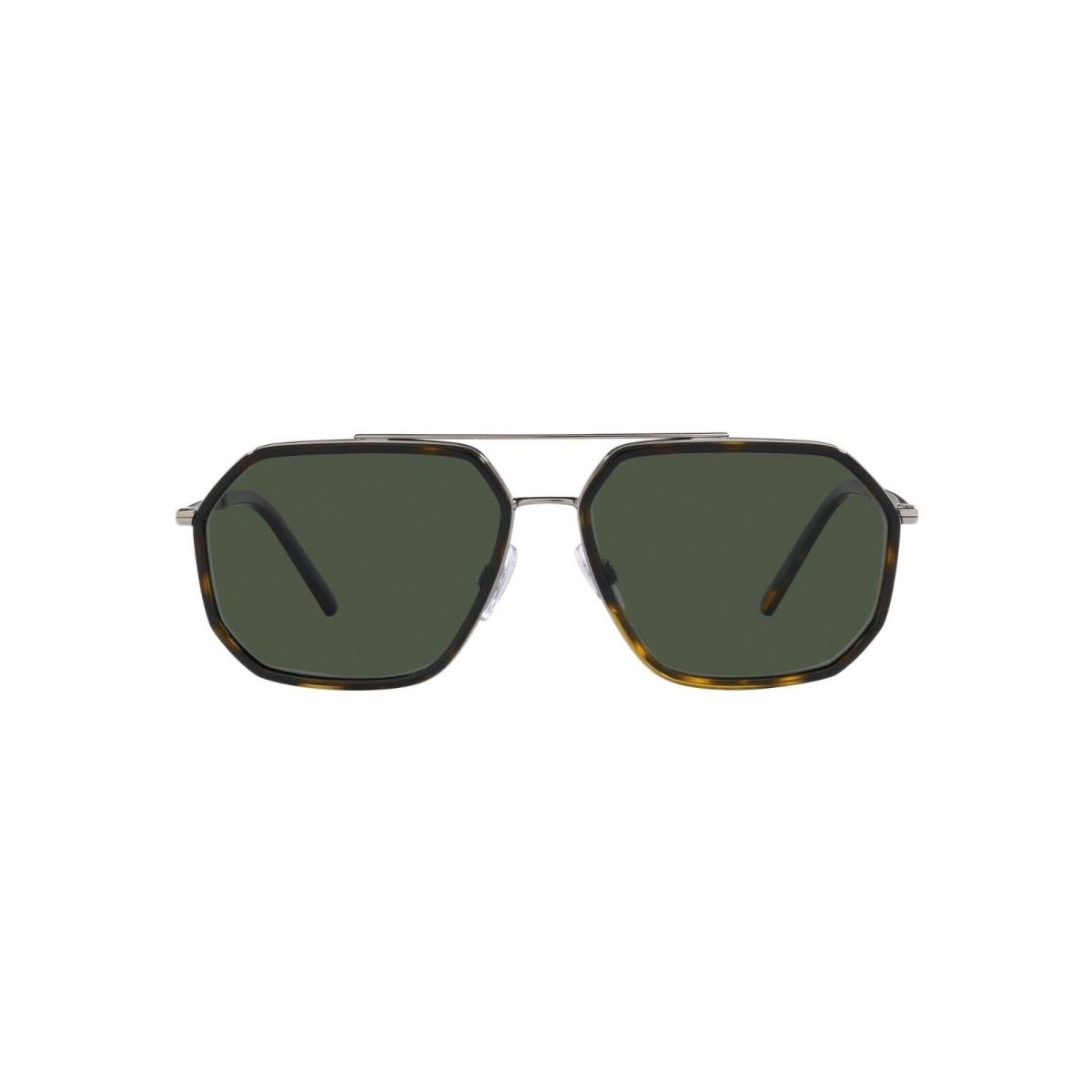 Dolce Gabbana DG 2285 Bronze Havana/green Polarized 1335/9A Sunglasses