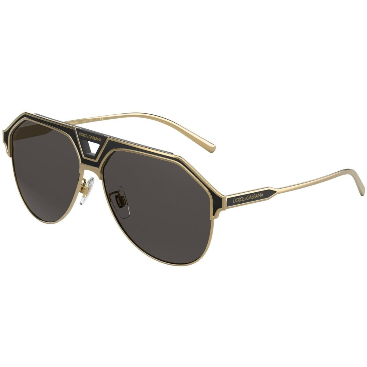 Dolce Gabbana Miami DG 2257 Gold/dark Grey 1334/87 Sunglasses