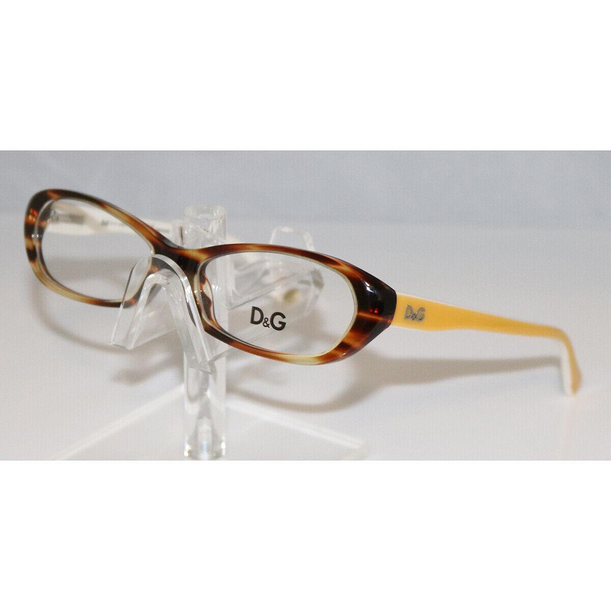 Dolce Gabbana D G 1192 1707 Eyeglasses Crystal Brown Stripe 51-15-135