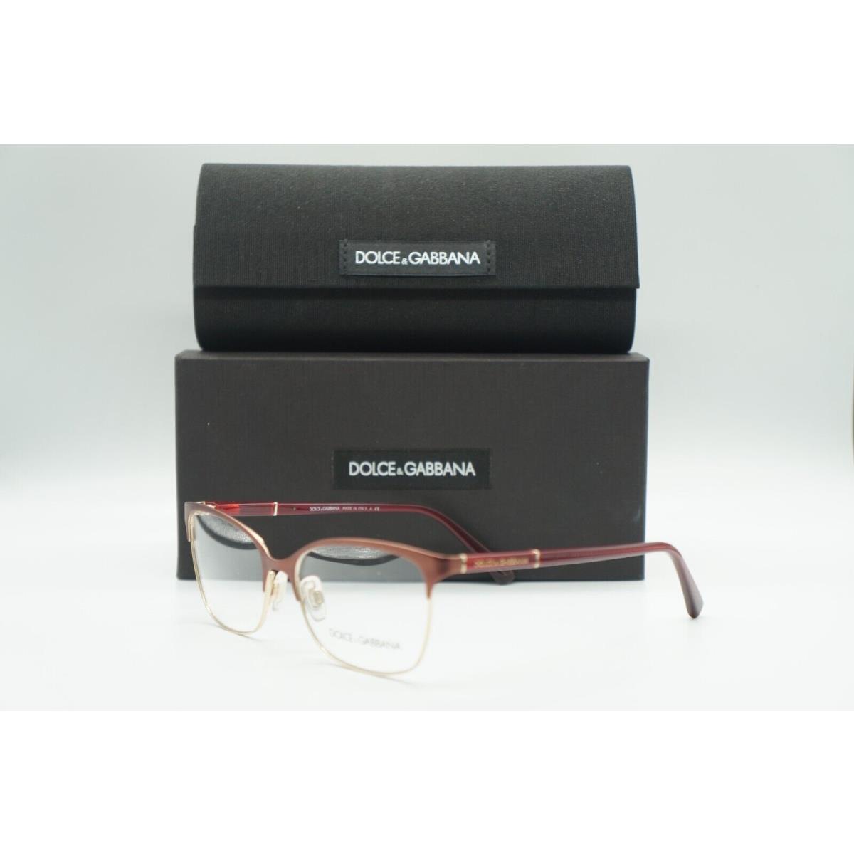 Dolce Gabanna DG1268 1255 Red Eyeglasses Frame 54-16