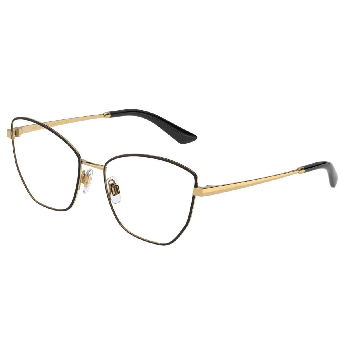 Dolce Gabbana DG 1340 Gold Matte Black 1311 Eyeglasses