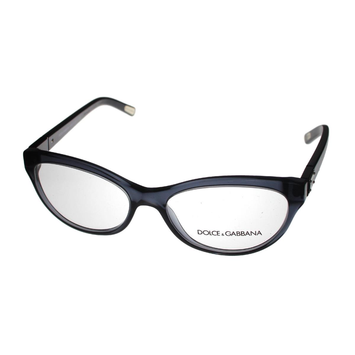 Dolce Gabbanna Ophthalmic Eyeglass Frame Black Tear Drop Plastic DG31 1B