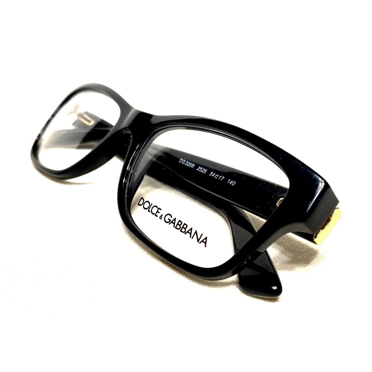 Dolce Gabbana DG3208 2525 Womens Black/leopard Eyeglasses Frames 54/17 140