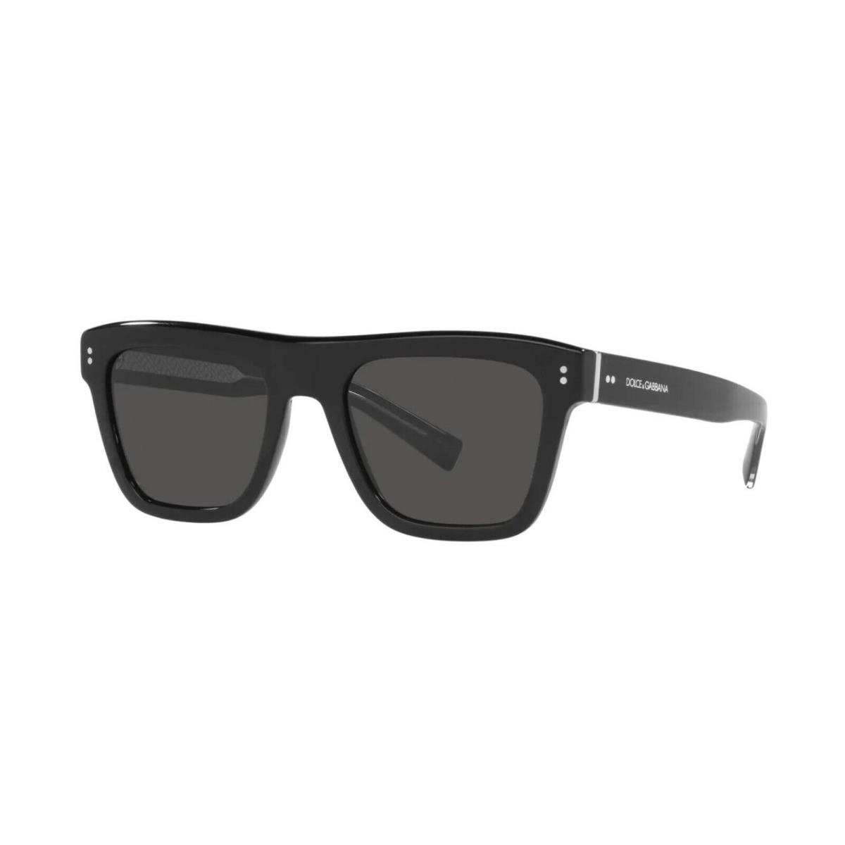 Dolce Gabbana DG 4420 Shiny Black/grey 501/87 Sunglasses