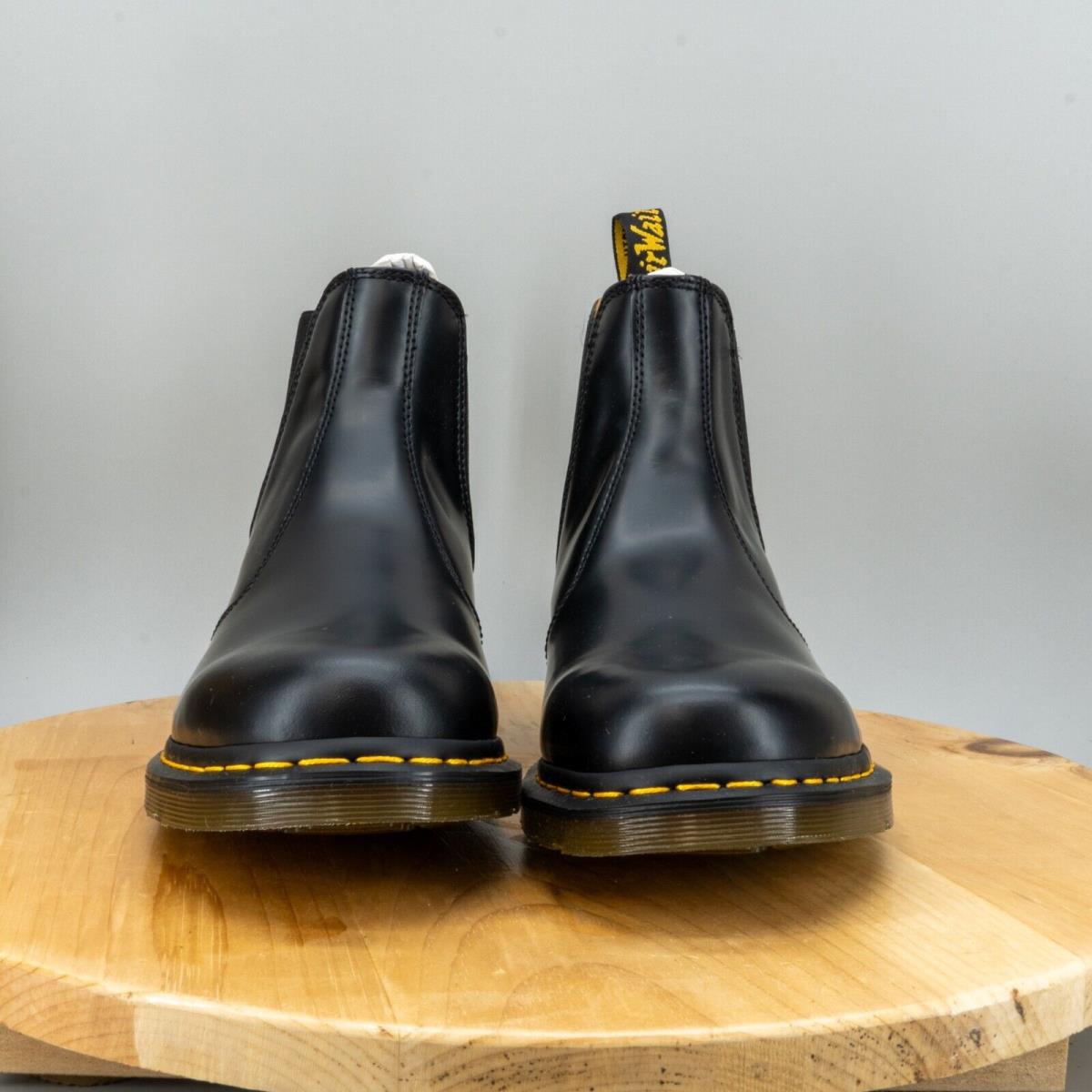 Dr. Martens Chelsea Boots Men`s Size 12 Boots Smooth Black Leather 2976 YS