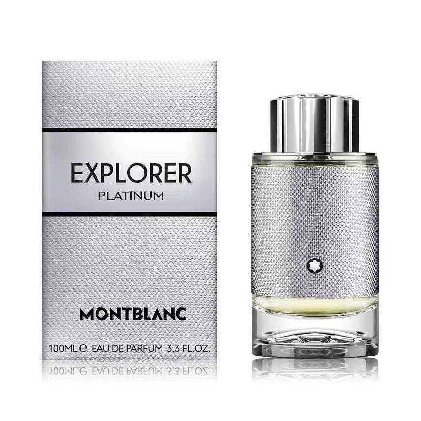Montblanc Explorer Platinum Eau de Parfum For Men 3.3 Oz / 100ml