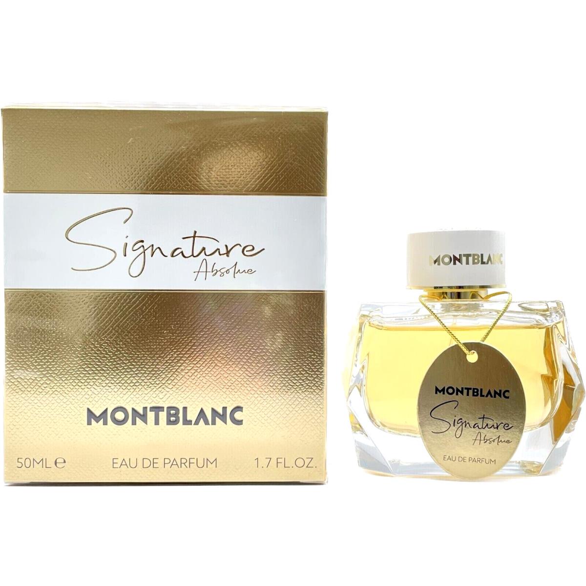 Signature ABSOLUE-MONTBLANC-WOMEN-EDP-SPRAY-1.7 OZ-50ML-AUTHENTIC-MADE IN France