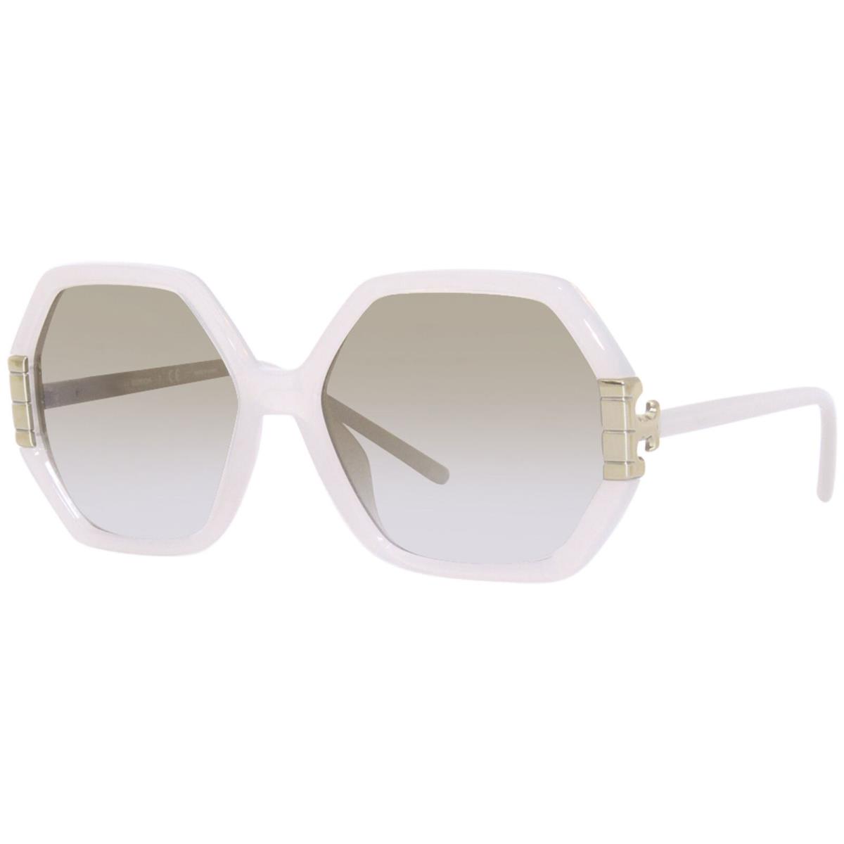 Tory Burch TY9062U 11458E Sunglasses Women`s Milky Ivory/olive Gradient 57mm