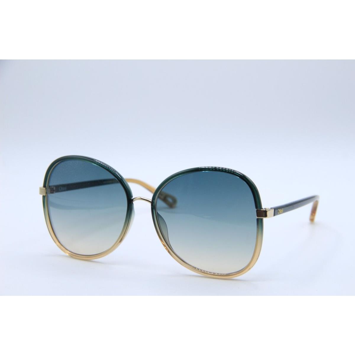 Chloe CH 0030S 006 Gold Brown Fade Gradient Sunglasses 60-17