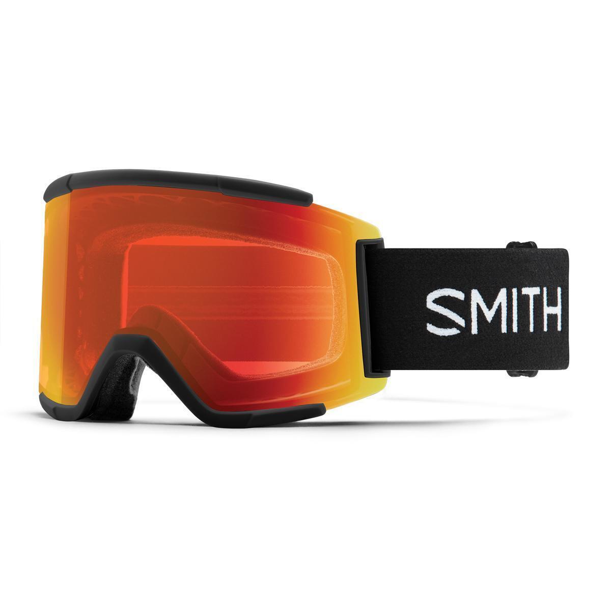 Smith Squad XL Goggles Black W/chromapop Everyday Red Mirror Lens + Chromapop