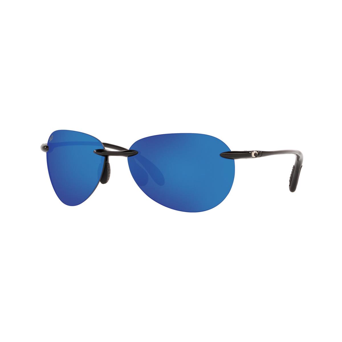 Costa Del Mar 06S 9077 West Bay 11 Shiny Black Blue m 907704 Sunglasses