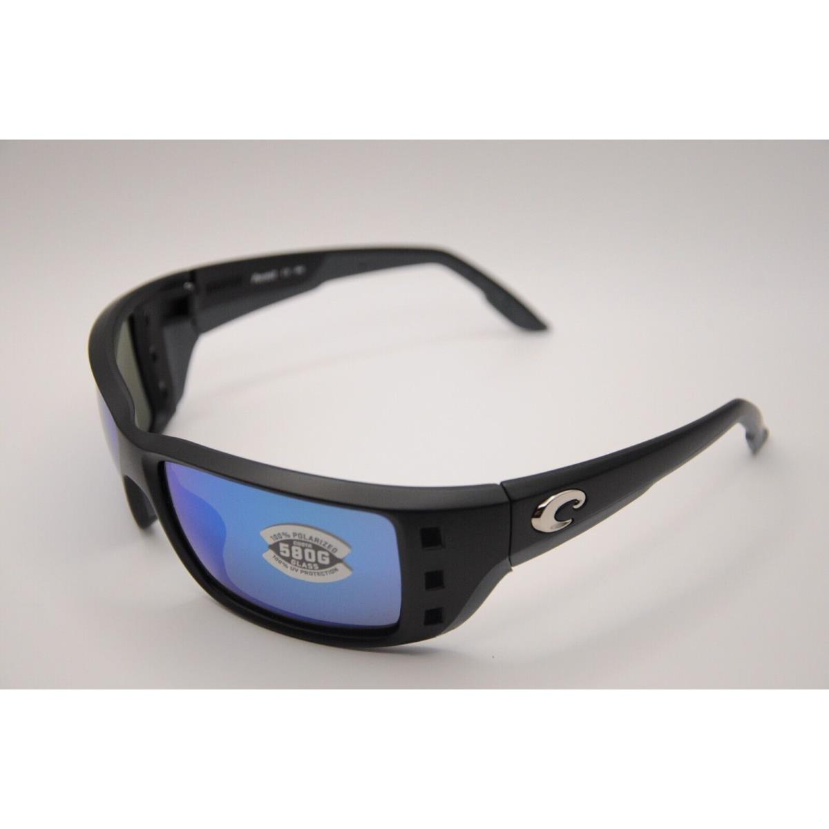 Costa Permit 06S9022 Square Polarized Sunglasses Black/blue 63-16-125