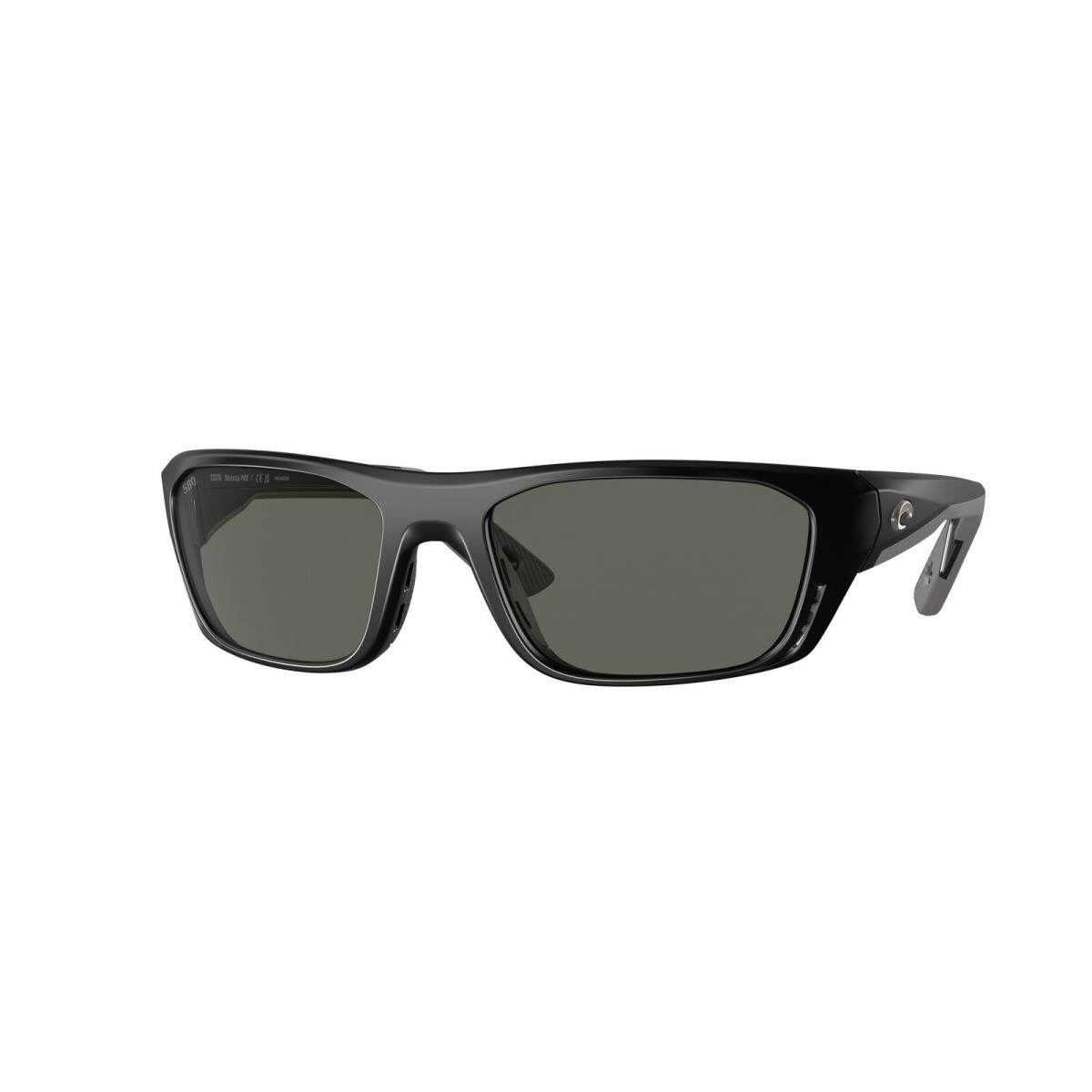 Costa Del Mar 06S 9115 Whitetip Pro Matte Black Gray 911504 Sunglasses