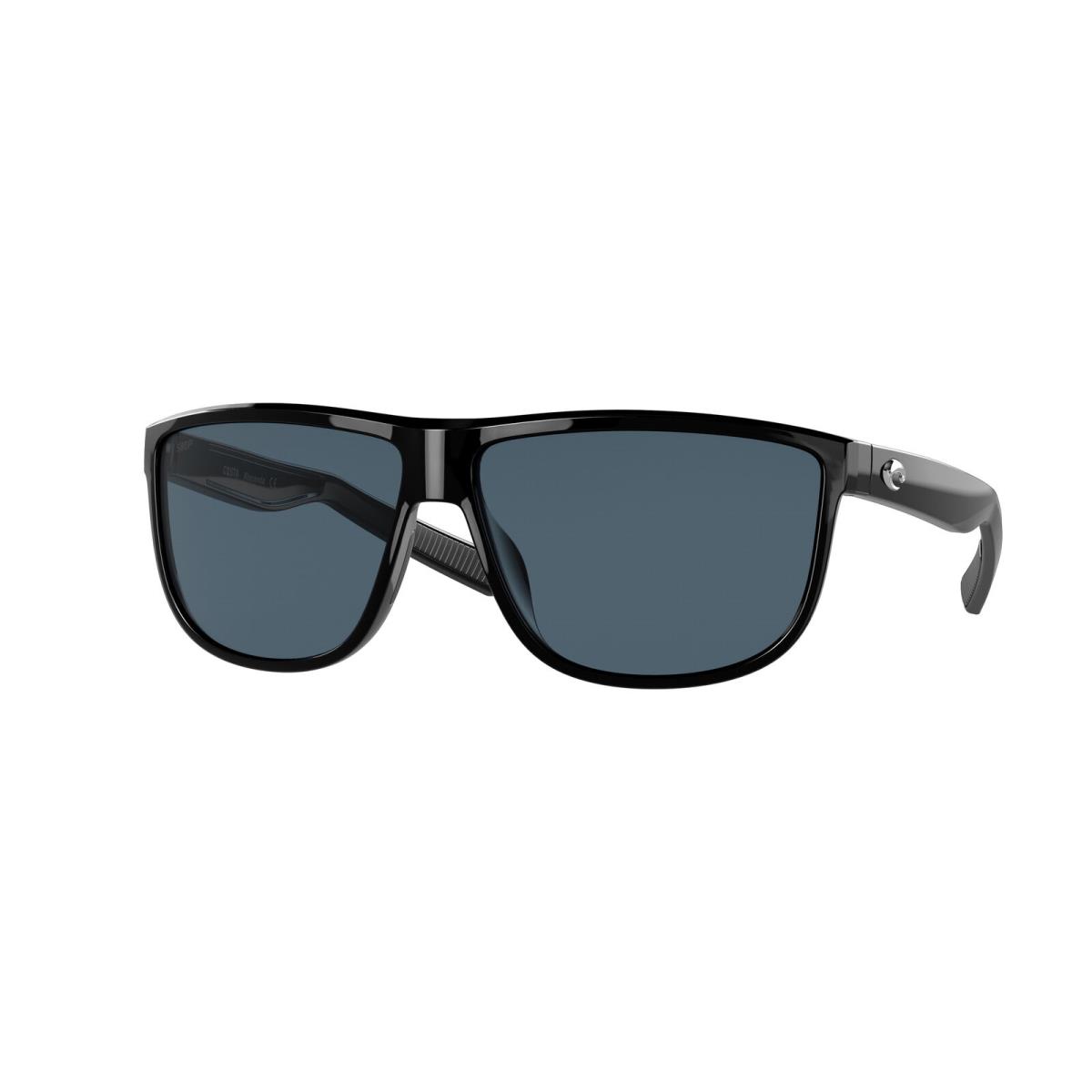 Costa Del Mar 06S 9010 Rincondo 11 Shiny Black Gray 5 901003 Sunglasses