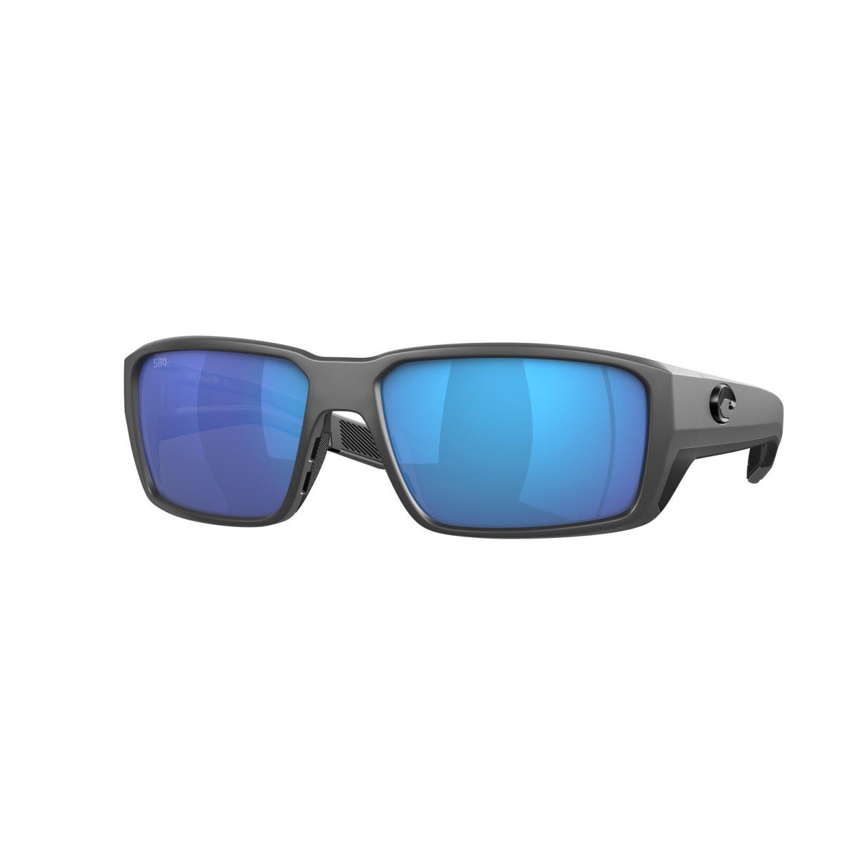 Costa Del Mar 06S 9079 Fantail Pro 98 Matte Gray Blue 907909 Sunglasses