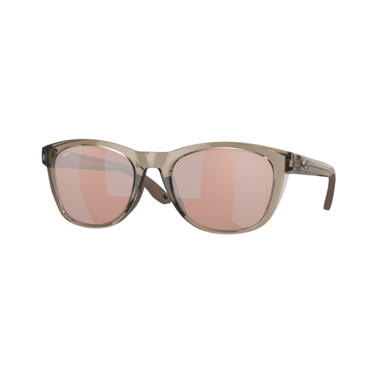 Costa Del Mar 06S 9108 Aleta Taupe Crystal Copper Sil 910804 Sunglasses