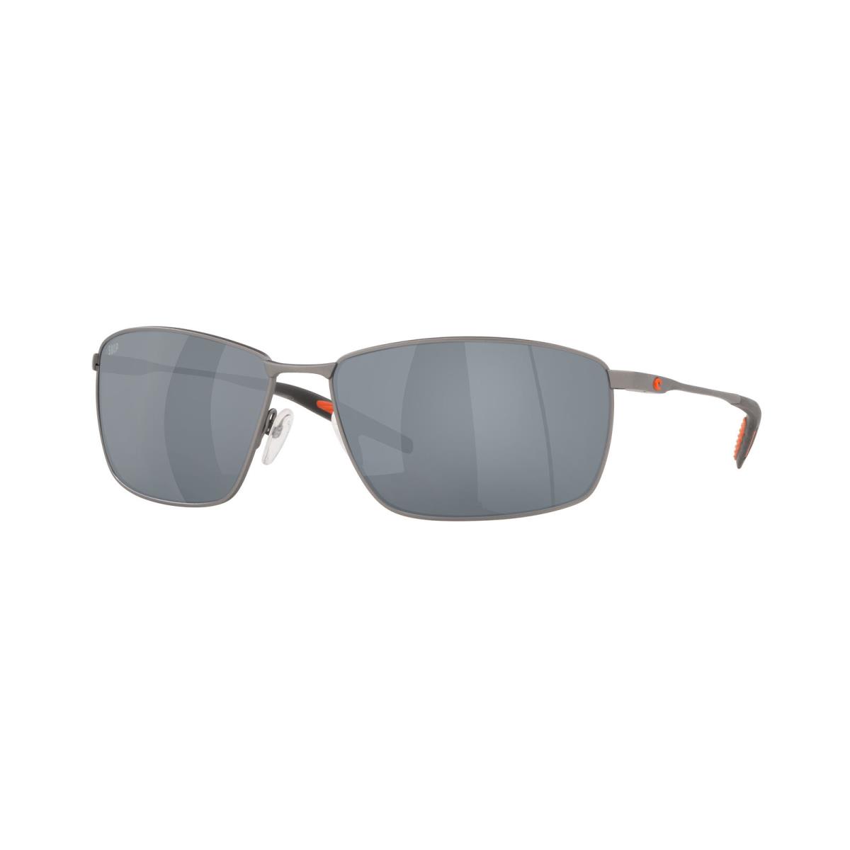 Costa Del Mar 06S 6009 Turret 228 Matte Silver Gray s 600907 Sunglasses