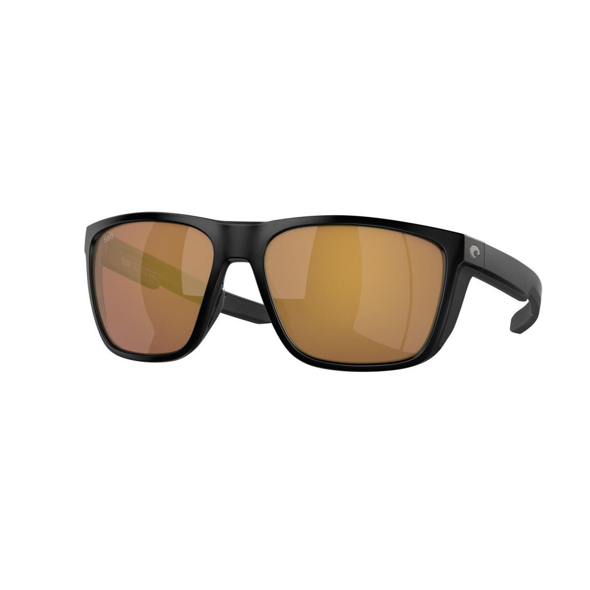 Costa Del Mar 06S 9002 Ferg Matte Black Gold Mirror 5 900240 Sunglasses
