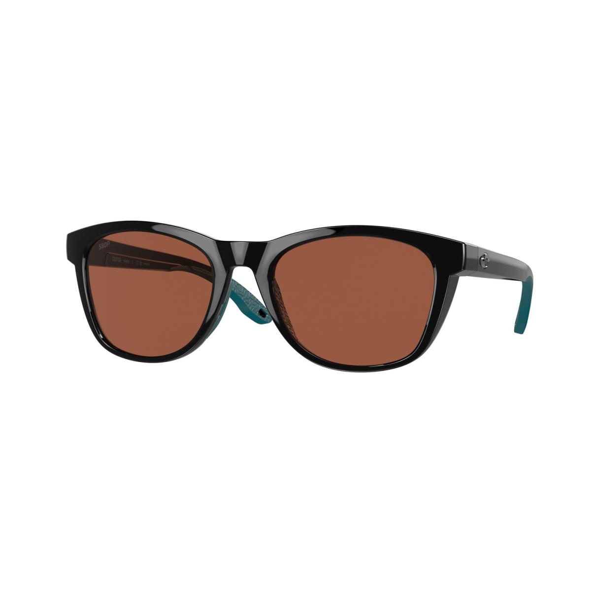 Costa Del Mar 06S 9108 Aleta Black Copper 580p 910807 Sunglasses